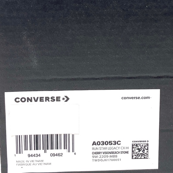 Converse Run Star Legacy CX Platform Shoes Women's Cherry Knit High Top A03053C - Picture 10 of 11